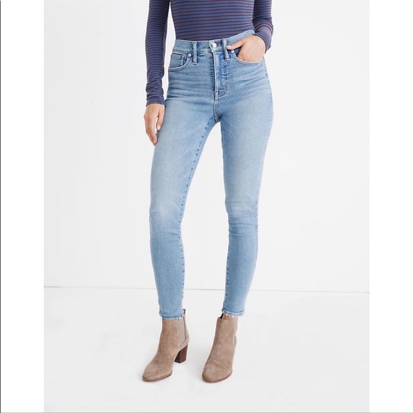 Madewell Denim - Madewell 10" High-Rise Skinny Jeans in Hamden Wash Size 28